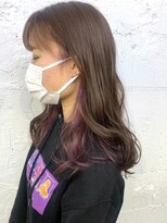 ヒート バイ アンカットラウンジ 渋谷(HEAT by UNCUT&LOUNGE)&nbsp;☆パープルインナーカラー/ダブルカラー/ハイライト