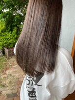 ヘア プロデュース キュオン(hair produce CUEON.)&nbsp;艶髪ロング×ヌーディーグレージュ
