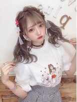 グルーヴ グルーヴ フェエリー(groove groove feerie)&nbsp;【ヘアセット】ゆるふわツインテール×リボン♪