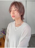 salon sea ピンクベージュウルフ