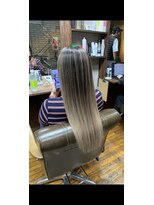 ラフ 難波店(LAFF)&nbsp;#黒髪#ボブルフ#ネビージュ#小顔#ワンレン