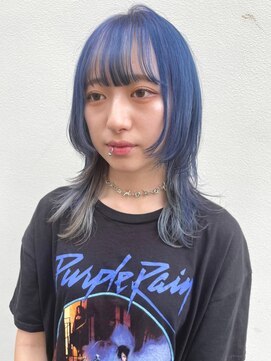 マジコ 下北沢本店(Magico) ニュアンスカラー×ミディアムゆるウルフ