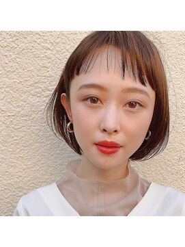 ジジ 代々木(Gigi) [代々木]ナチュラルピンクスイートAラインの甘辛ショートボブ