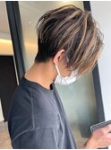 ハンサムショート×ハイライト
