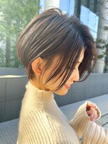 ハルキ ミナト ジャパン オオサカ(HARUKI MINATO japan OSAKA)&nbsp;ハンサムショート 30代40代50代60代ヘア 白髪 大阪ショート 梅田