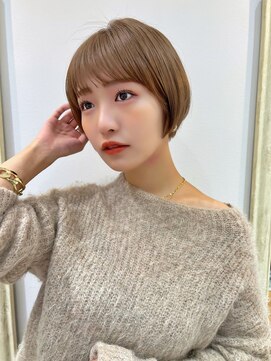 シー バイ ロンド 新宿(Sea by Lond) 似合わせカット×大人ガーリー[ダークアッシュ/韓国]