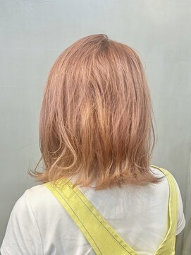 レプリカ 上大岡(Replica) ペールピンクオレンジ外ハネ