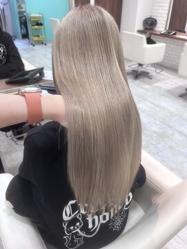 シュガー ヘアアンドネイル 仙台(SUGAR) 髪質改善カラー◎ホワイトベージュ◎BYKARTEトリートメント