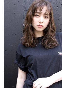 ロゼ 枚方(Rose) 【ROSE】ふんわりミディアム＿ラフカール＿グレーベージュ