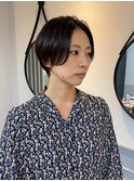 大人丸みショート/骨格似合わせカット/福原 浩一