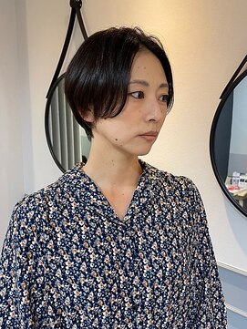 ジアン バイ ミルボン 西宮ガーデンズプラス(GIEN by milbon) 大人丸みショート/骨格似合わせカット/福原 浩一