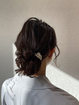 シャルムバイケンジ(Charm.by KENJE) 【ふわシニヨン】結婚式/二次会/同窓会/銀座/有楽町/ヘアセット