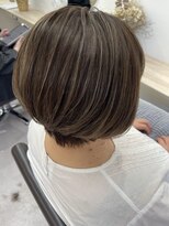 リンク(Link)&nbsp;白髪ぼかしハイライト/Aujuaサロン/平塚美容院/髪質改善