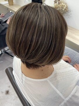 リンク(Link) 白髪ぼかしハイライト/Aujuaサロン/平塚美容院/髪質改善