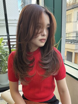 ミント 鳳(Mint.) セミロング　大人可愛いワンカールレイヤー