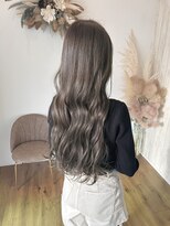 ルヴェール 北方店(LeVert)&nbsp;オリーブグレージュカラー/髪質改善oggiottoトリートメント