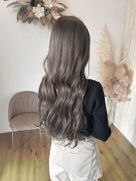 ルヴェール 北方店(LeVert) オリーブグレージュカラー/髪質改善oggiottoトリートメント