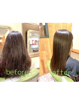 業界で最高級の縮毛矯正を体感！クセを伸ばすだけでなく、ダメージレスで自然なストレートに☆[武蔵小杉]