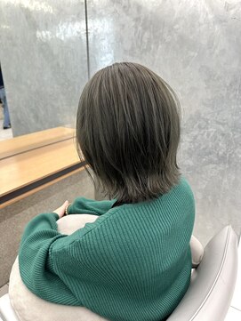 バサ 池袋東口店(BASSA) 【azuma】外ハネボブ×オリーブグレージュ