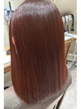 ヴァネッサ VANESSA イルミナカラーチェリーブラウン髪質改善Aujuaトリ×渡辺りん