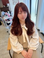マーリャヘアー(mallia hair)&nbsp;レイヤースタイルレイヤーカットロングレイヤー小顔スタイル