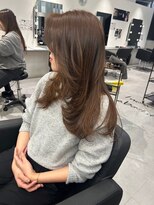 キング(K!ng)&nbsp;縮毛矯正髪質改善ハイライトレイヤーカット楠葉美容室エクステ