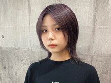 エンリッチヘア(enrich hair)の雰囲気（髪に優しいケアブリーチを使用。髪質に合わせてダメージレス。）