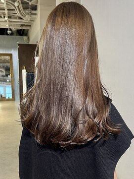 マッシュ チャヤマチ(MASHU chayamachi) 柔らか透明感カラー/ブリーチなし/オリーブブラウン/大阪梅田