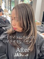 レディアル 大宮(REDEAL ope.)&nbsp;レイヤーカット/白髪ぼかし