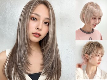 ヴィム ヘアー 宜野湾店(VIM hair)の写真/ブリーチ無しも有りもクオリティ高いトレンドカラーをご提案◎艶・透明感・柔らかさのあるデザインカラー◎