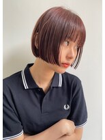 トリッカ 銀座(tricca)&nbsp;ぱつっとボブ/ストレート/艶感スタイル