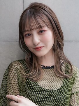 ギークス(GEEKS) 【GEEKS渋谷】ワンブリーチ/インナーカラー/艶ベージュ/冬カラー