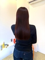 アールファイブ ショウナンダイ(R-5 shonandai)&nbsp;【hitomi/湘南台】レッドブラウン/赤髪/ぱつっとカット