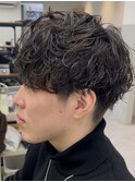 MEN’S HAIR/波巻ツイストスパイラル/フェザーパーマ/錦糸町
