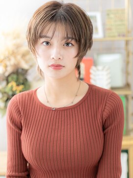 カバーヘア ブリス 志木南口駅前店(COVER HAIR bliss) 透明感カラー小顔レイヤーウルフハッシュカットc8志木30代40代