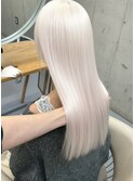 原宿/ホワイトカラー/ホワイトブロンド　ホワイトベージュ