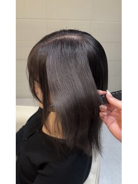 髪屋 紬 透明感ラベンダーグレージュ