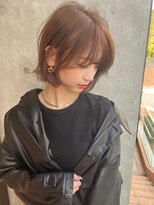 ジアン バイ ミルボン 西宮ガーデンズプラス(GIEN by milbon) ダークパープル/ナチュラルショート/ミルクブラウン/夏/西宮北口