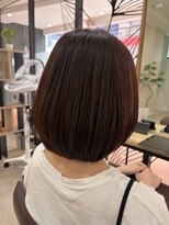 ブルーム(bloom) まとまるレイヤーボブ×艶ピンクブラウン