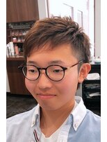 アミューズ(amuse)&nbsp;２ブロックアシメバングショートレイヤーｂｙカットハウスアン