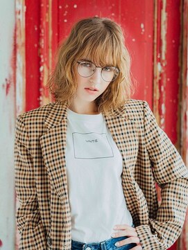 プロデュース 相模原店(Produce) 個性的くせ毛風厚めバング