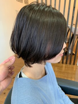 エントランスデパーチャー(ENTRANCE DEPARTURE) 【YuKuRu HAIR FACTORY】ショートとボブのあ・い・だ/前髪なし