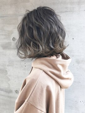 ヘアーアンドメイク サワ 上田本店(SAWA) 大人可愛いひし形シルエット◎3Dハイライト×外はねボブ