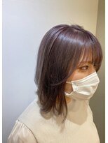 エイト 沖縄豊崎店(EIGHT toyosaki)&nbsp;お客様スナップ　　ラベンダーグレージュ