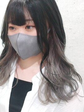 トムキャット(TOM CAT) インナーカラー ブラック×シルバーグレー