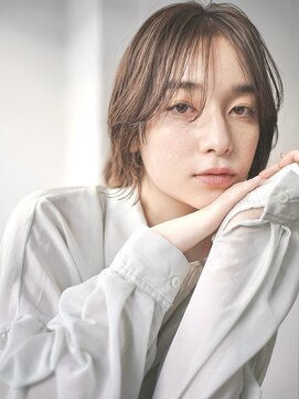 リッカ(RICCA) ボブウルフの抜け感スタイル/ナチュラルアッシュ W1228