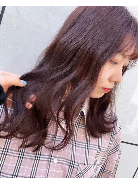 ●ピンクブラウン ショコラピンク 髪質改善