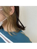 メゾンドボーテ 少路店(MAISON DE BEAUTE) 外ハネ×イヤリングカラー