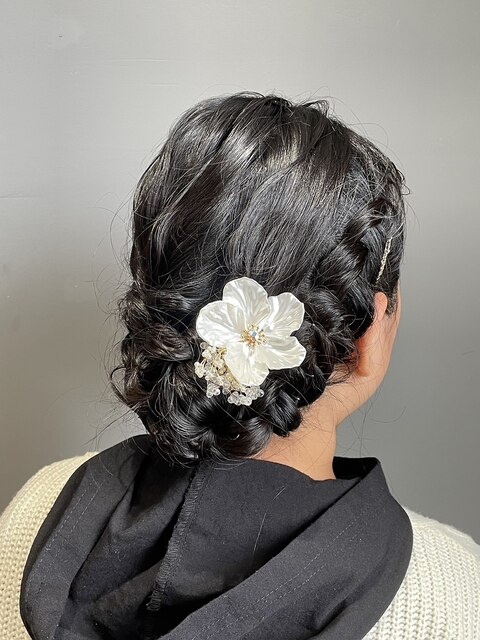 【札幌円山】へアセット/小学生/ヘアアレンジ/発表会/結婚式