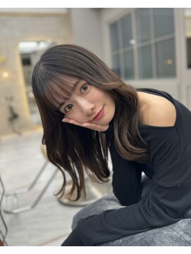 ロンドアヴァントゥス 池袋(Lond aventus) 韓国レイヤー/韓国風/ボブ/髪質改善/黒髪/ブリーチなし〔池袋〕